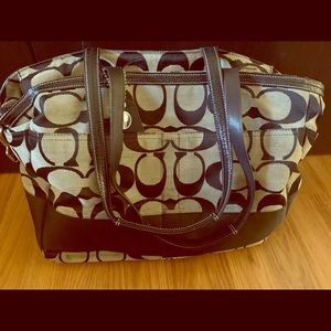 Coach diaper bag